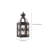 Vintage Metal Lantern, 10.4 Inch Antique Bronze Hexagonal Candle Lantern with Beveled Glass 