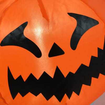 Décoration gonflable d'Halloween 5,9 pi avec citrouille, décoration de jardin à DEL gonflable pour jardin, pelouse, fête, vacances, imperméable