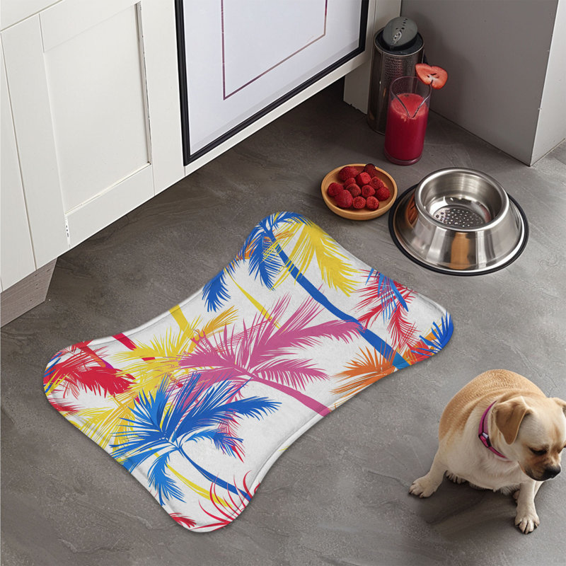 Nostalgic Jungle Prints - Tapis d'alimentation en os 1 pièce