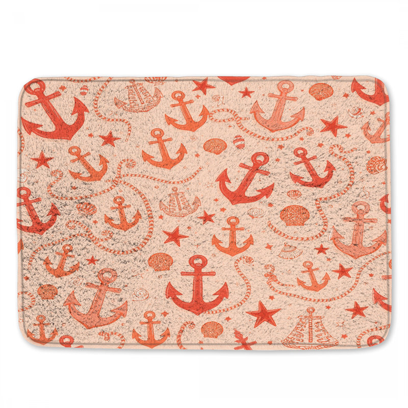 Tapis de bain Anchor, L 34 po x L 21 po