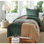 Ensembles de literie confortables et modernes, bloc de couleurs en velours côtelé de polyester simple TG
