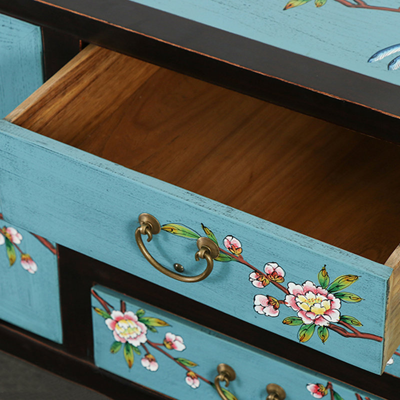 New Chinese style solid wood frame TV stand