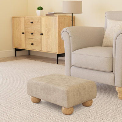 Autryville Wood Bun Feet - Fabric