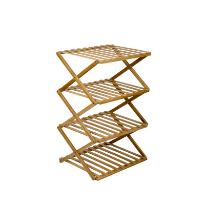 Stackable Solid Wood Shoe Rack