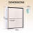 60 In. W X 72 In. H Double Sliding Framed Shower Door With SGCC 1/4 In. Clear Glass-116269468