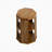 31.5 "Octagonal Log Colour  Rubber wood Set of Two Coffee Table, Coffee Table