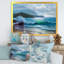 «Morning Sunlight On The Sea Waves», art mural nautique et côtier sur toile-2112092156-2112092159