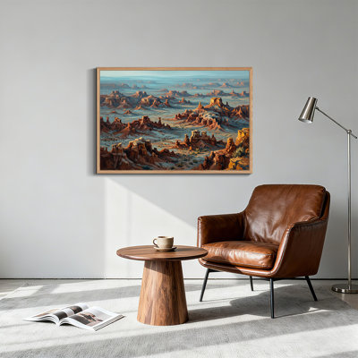 «Vast Red Rock Mesa», art mural sur toile