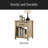 20"W 1-Drawer Nightstand Bedside Table-2053896223
