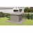 11'x 11' Outdoor Gazebo, Arc Patio Gazebo Canopy Shelter, UV Protected, with Curtains, Church Windows, Double Roof, Galvanized Steel Frame for Lawn, Backyard and Deck-107291954