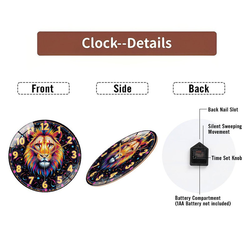 Horloge murale 12 po