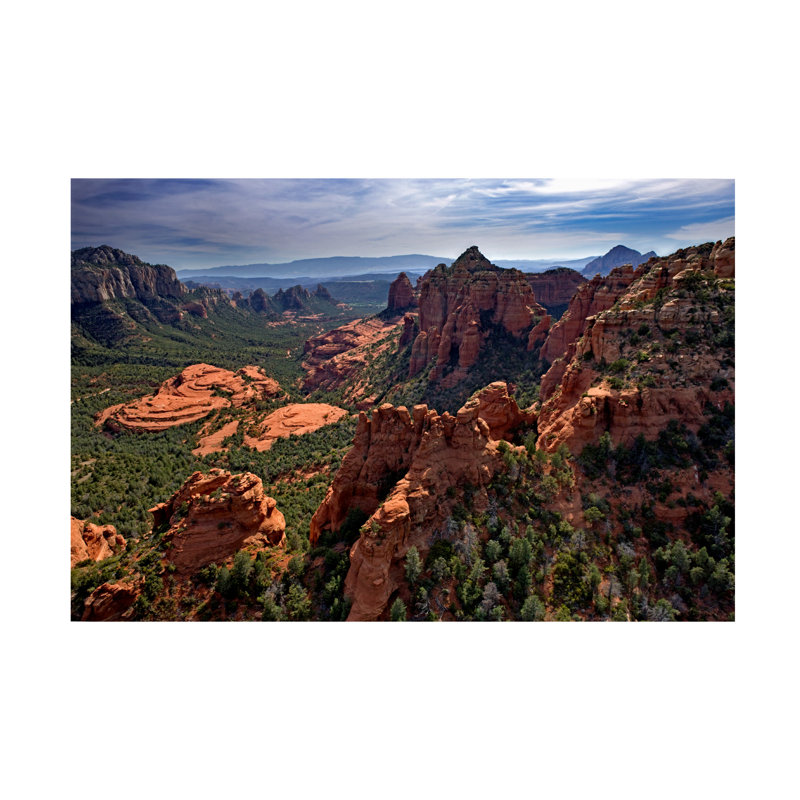 "Rouleau", "Mike", Sedona Az, art sur toile, H 12 po x l 19 po