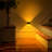 2 Pcs Black Amber Dimmable Wall Sconce Night Light 3-Level