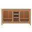 Meuble-lavabo en bois massif avec lavabo double et conception autoportante-809245328-809245329