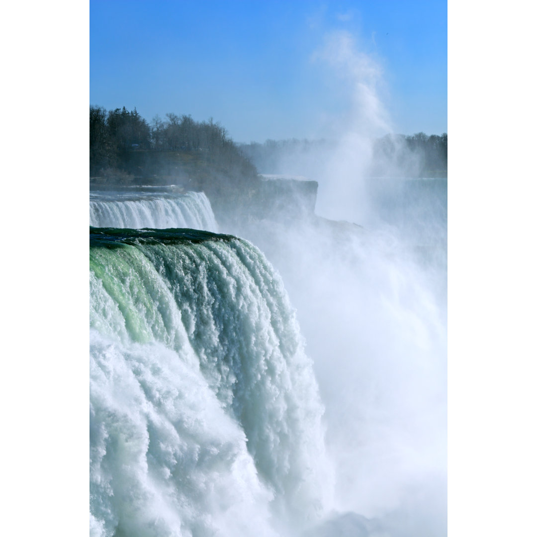 Niagara Falls From American Side by Orchidpoet - Drucken