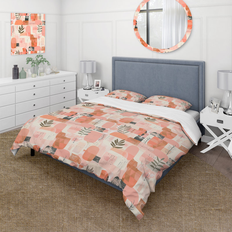 Ensemble de housse de couette Minho, Housse de couette pour grand lit + 2 taies décora