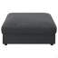 Repose-pieds rembourré gris anthracite-610666057