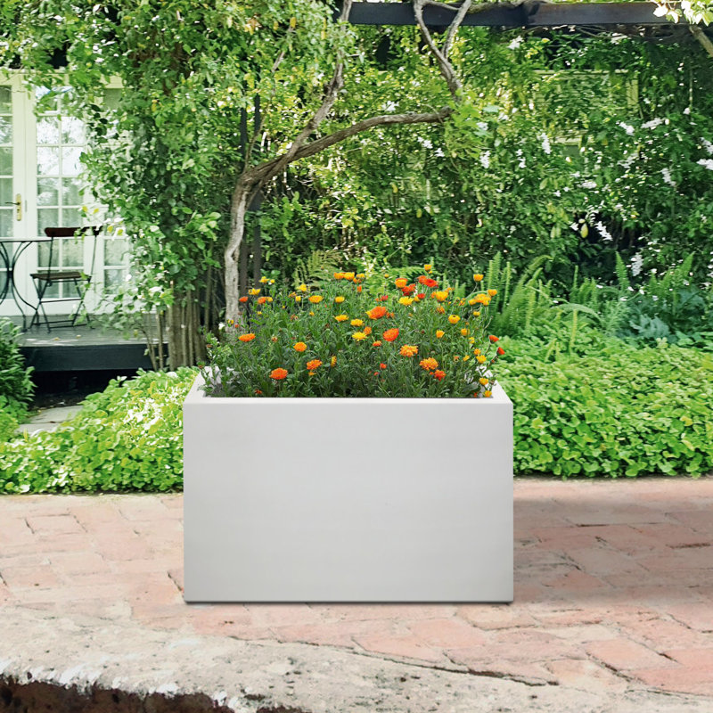 Pot Planter, 16 x 19.5 x 7, Brown