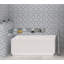 Bliss Revival - Blue, 8 in. Spanish/Moroccan Encaustic Porcelain Floor and Wall Tile