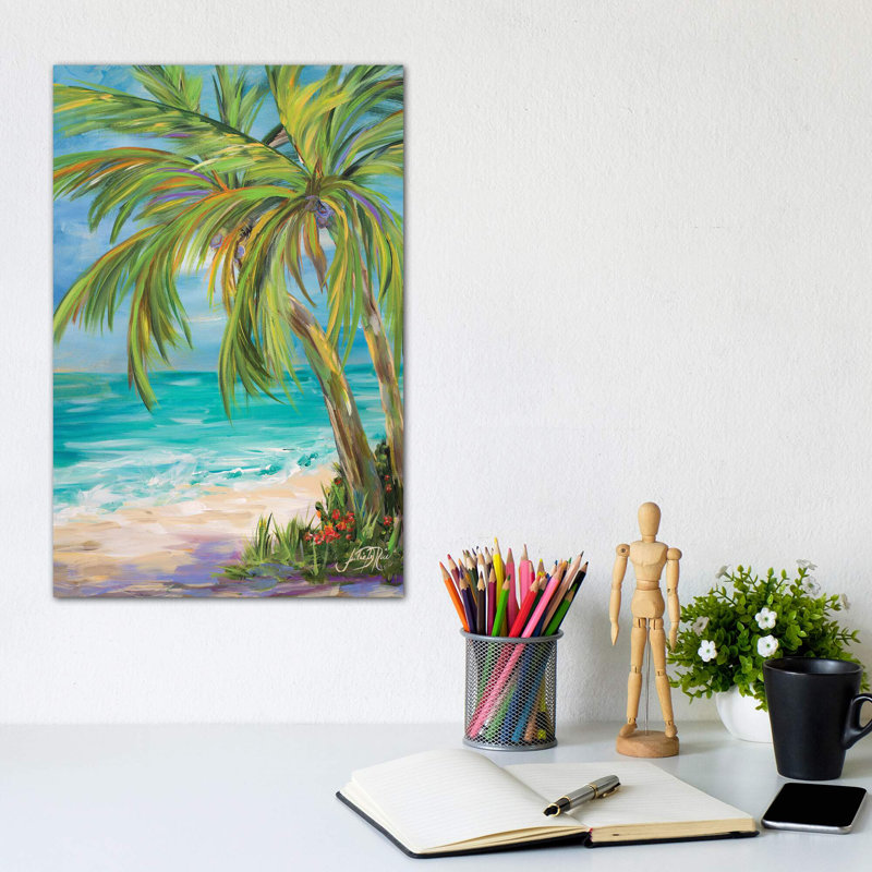Away From It All I by Julie Derice - Print on Canvas, 152.5 cm H x 101.5 cm W, Brown Floater Framed