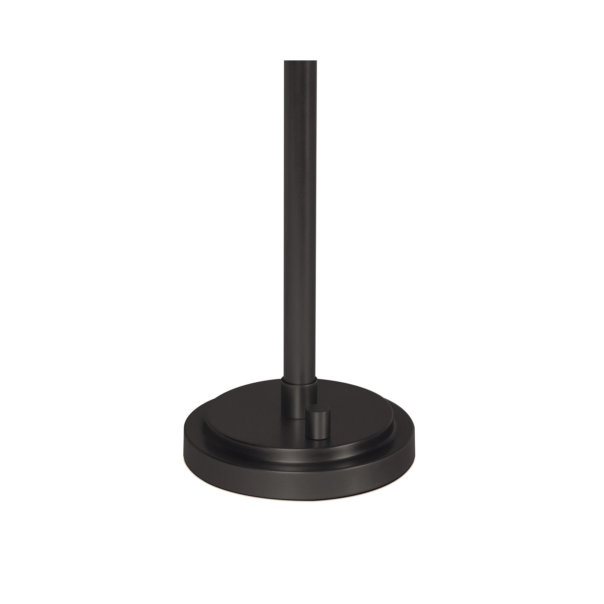 Polly Buffet Table Lamp, 28.25" H x 9.5" W x 9.5" D, Black, White