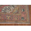 Tapis rose rétro en laine 8x11