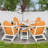 Rakesh HDPE Folding Adirondack Chair-2092843315
