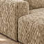 Canapé d'angle en forme de U avec double méridienne, revêtement texturé et coussins décoratifs-822301264
