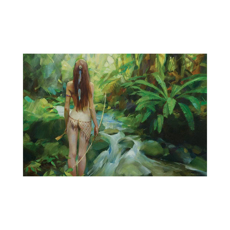 Amazon by Vasyl Khodakivskyi - Wrapped Canvas Painting, 20.32 cm H x 30.48 cm W