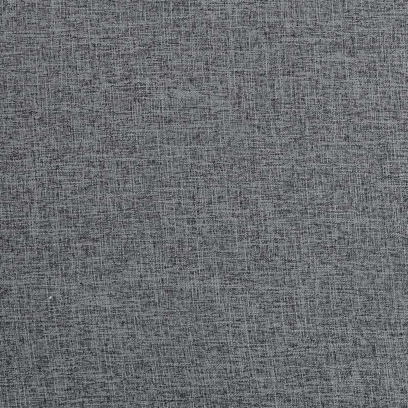 Canapé modulaire en lin rembourré avec pieds en métal, Dark Grey