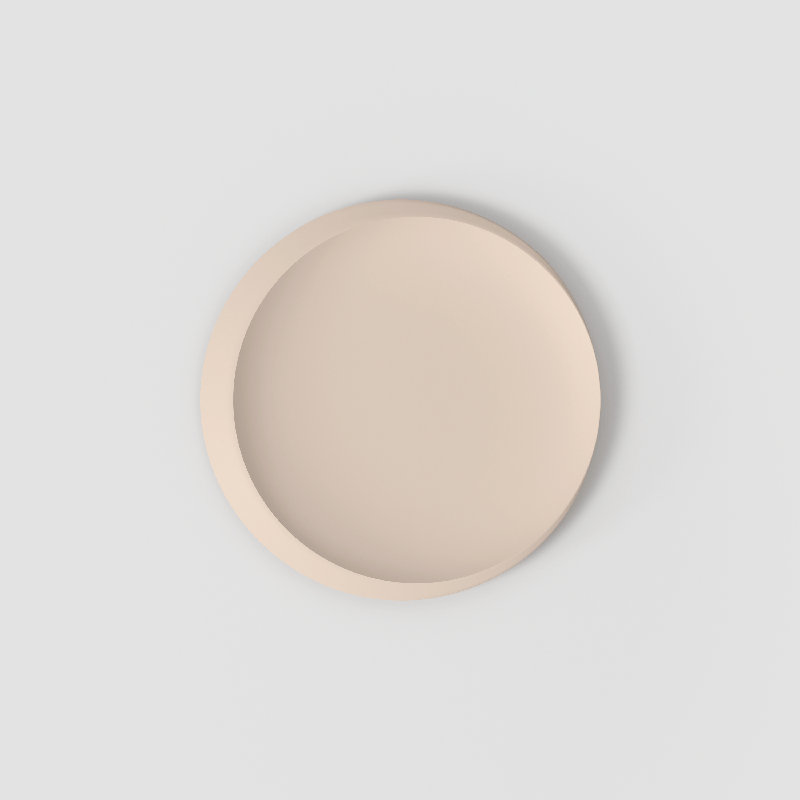 Villeroy & Boch - Plateau de présentation beige NewMoon, porcelaine de qualité supérieure, 14,5 po