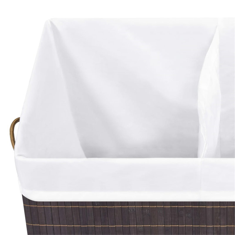 Fabric Laundry Hamper with Handles, Large (65.5 cm x 43.5 cm x 33.5 cm), Grey