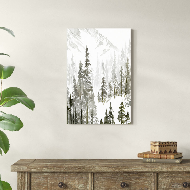 «Continental Divide I» par Jacob Green - peinture sur toile tendue, H 30 po x l 20 po
