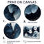 Encre monochrome Echo of River II - Op Art, art mural-788665906-788665896-788665898