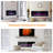 Wall mount Electric Fireplace Insert with & 5 Brightness, Timer, 750W/1500W Recessed Fireplace-1857460512