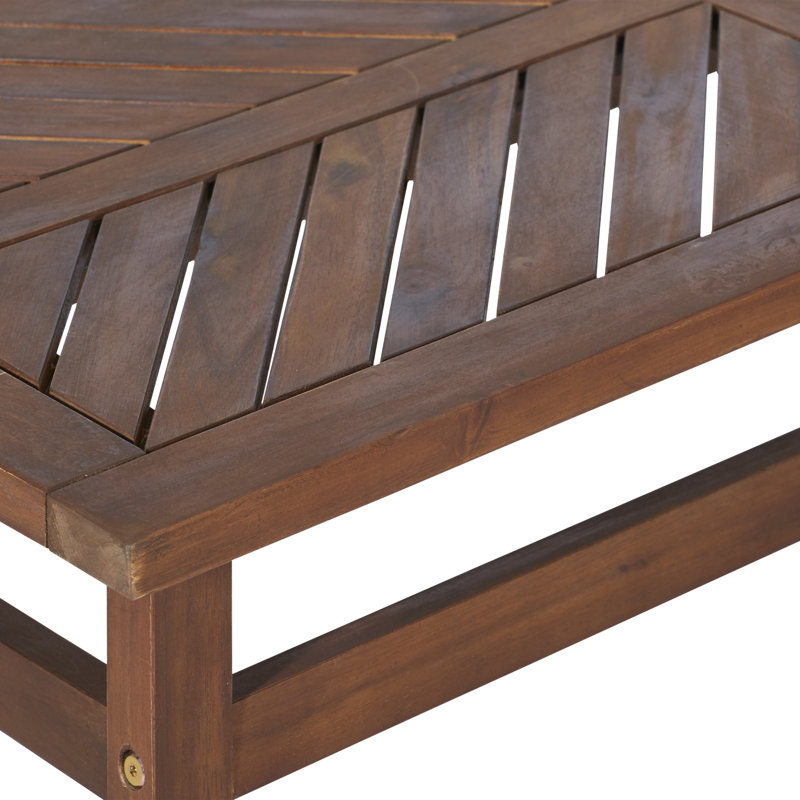 Table basse Harbison, Marron foncé