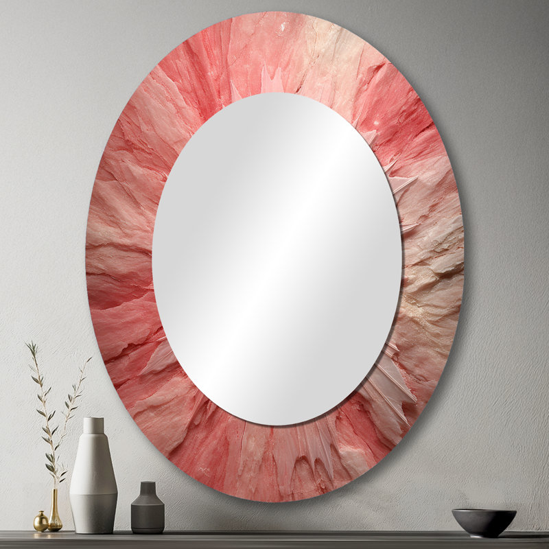 Miroir mural rétro Mid-Century, 43 po x 33 po