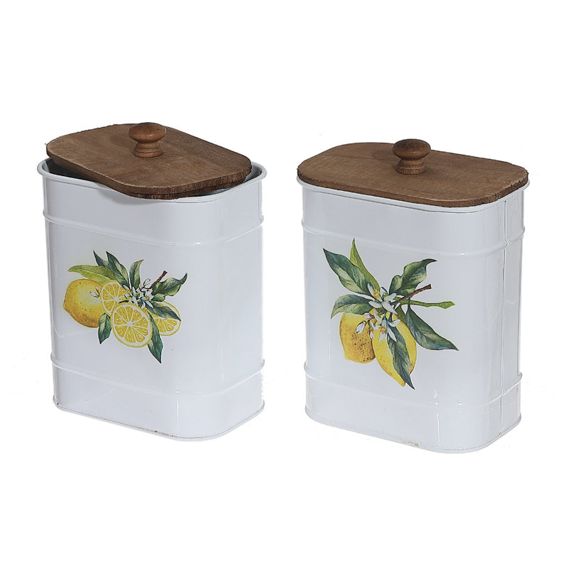 Metal Jar - Set of 2
