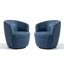 Ensemble de 2 chaises d'appoint en polyuréthane et coussins souples Aunna-109238302