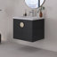 Meuble-lavabo mural 24 po avec lavabo en céramique