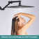 Rain Shower Head with Adjustable Extension Arm