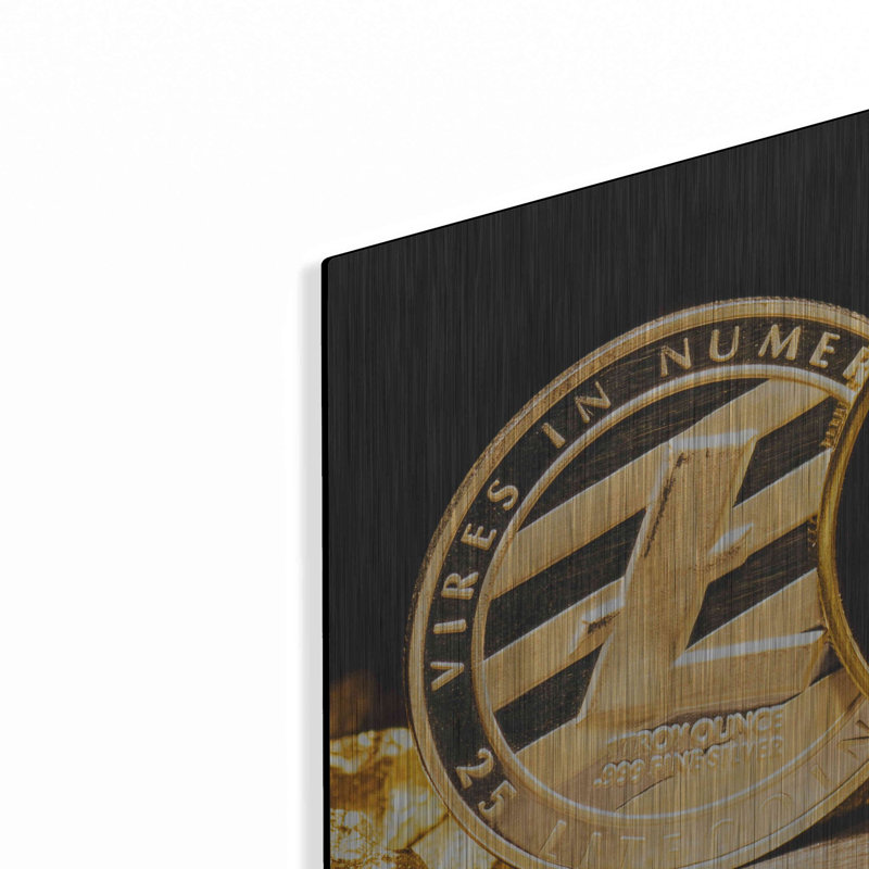 «The OG Crypto II», art mural en métal «The OG Crypto II» par Luxe Metal Portfolio