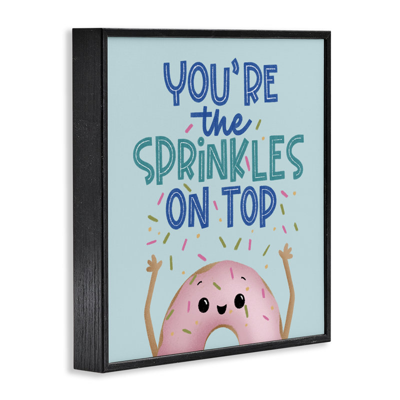 Vous êtes la giclée encadrée, design par Sarah Hickman, H 12 po x l 12 po, Giclée encadrée noir minuit