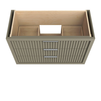 Lecrieú Three-Drawer Single Bath Vanity