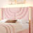 Sturminster Velvet Upholstered LED Bed with Wall Wash Light, Platform Storage Bed with 2 Drawers, RGB Lighting & Wingback Headboard, No Box Spring Needed, Modern Luxury Bed (Beige/Black/Pink)-1823214934-1877972654