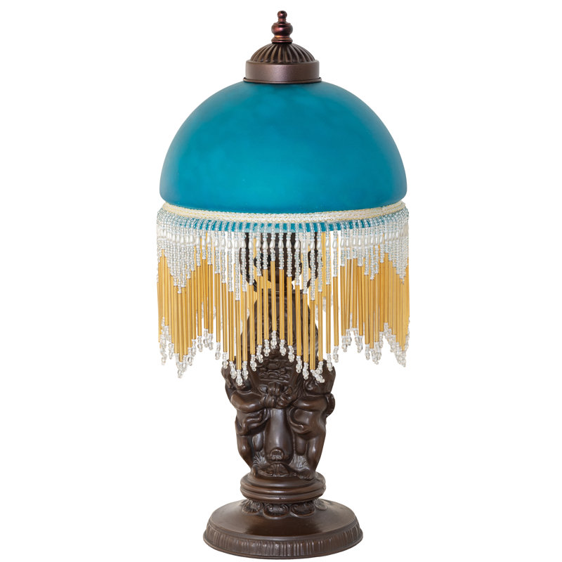 Mini-lampe chérubin 17 "avec haute lanterne 17", Bleu