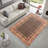 Pastel Lacasa Brown Miniature Cotton Chenille Area Rug-118646964