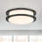 Ohara 10 in. Modern Matte Black Selectable 5 CCT Integrated LED Flush Mount for Bedrooms, 4-Pack-1988339418-1988339417