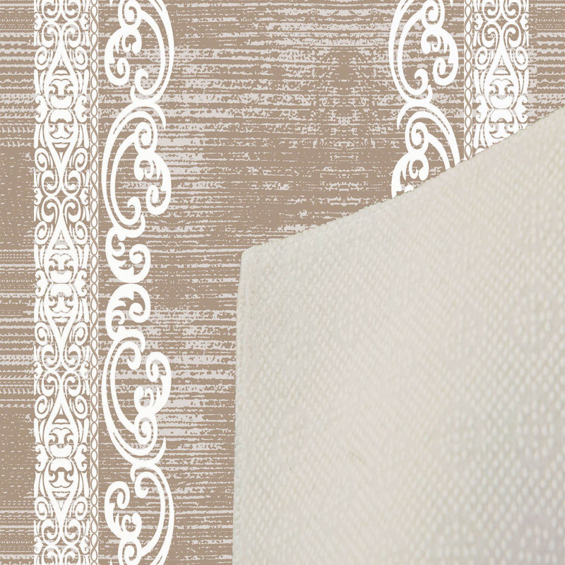 Luxurious Woven Area Rug, 5.9 x 9.2 ft, 100% Polyester, Antibacterial | Non-Slip PVC Felt Dot Underside, 0.3 in Pile Height | Machine Washable, 3D Digital Print, Perfect for Living Room & Bedroom Décor