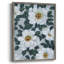 «Bright White Flowers II», reproduction encadrée - bois massif-98962949